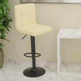 vidaXL Bar Stool Fabric Dark Grey
