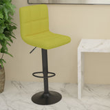 vidaXL Bar Stool Fabric Dark Grey