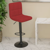 vidaXL Bar Stool Fabric Dark Grey