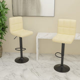 vidaXL Bar Stool Fabric Dark Grey