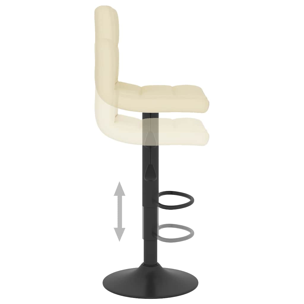 vidaXL Bar Stool Fabric Dark Grey