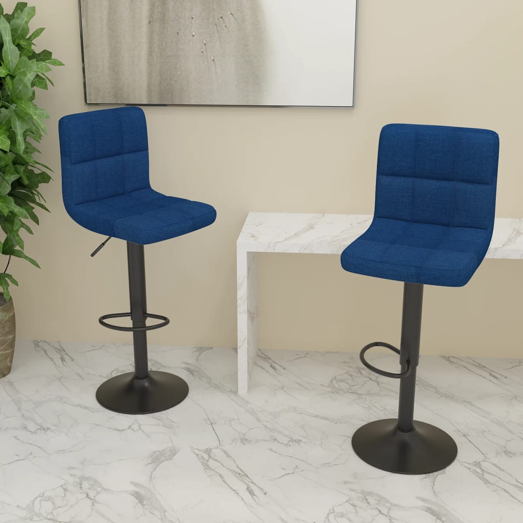 vidaXL Bar Stool Fabric Dark Grey