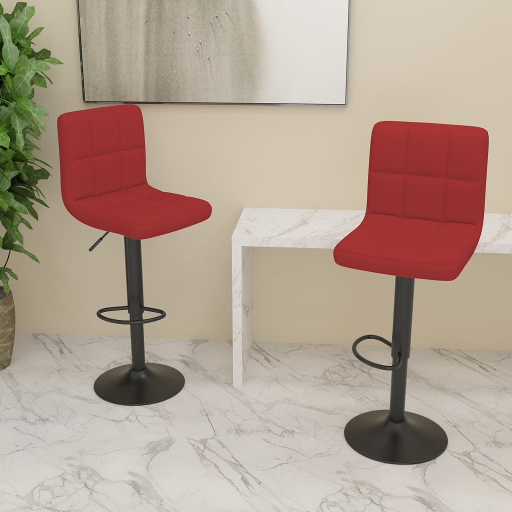 vidaXL Bar Stool Fabric Dark Grey