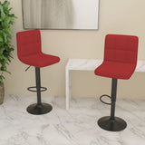 vidaXL Bar Stool Fabric Dark Grey