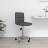 vidaXL Swivel Office Chair Fabric Light Grey