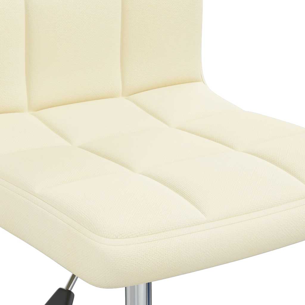 vidaXL Swivel Office Chair Fabric Light Grey