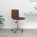 vidaXL Swivel Office Chair Fabric Light Grey