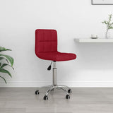 vidaXL Swivel Office Chair Fabric Light Grey
