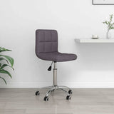 vidaXL Swivel Office Chair Fabric Light Grey