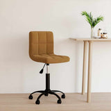 vidaXL Swivel Office Chair Velvet Black
