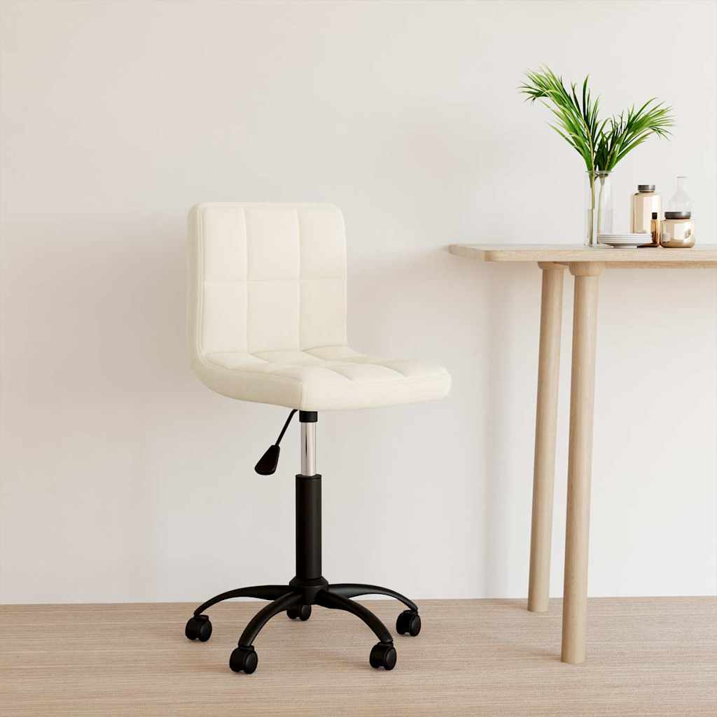 vidaXL Swivel Office Chair Velvet Black