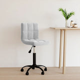 vidaXL Swivel Office Chair Velvet Black