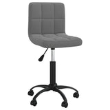 vidaXL Swivel Office Chair Velvet Black