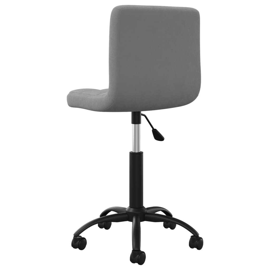 vidaXL Swivel Office Chair Velvet Black