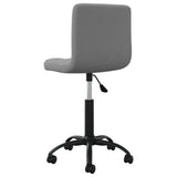 vidaXL Swivel Office Chair Velvet Black