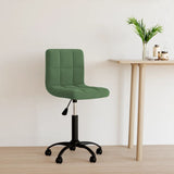 vidaXL Swivel Office Chair Velvet Black