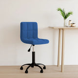 vidaXL Swivel Office Chair Velvet Black