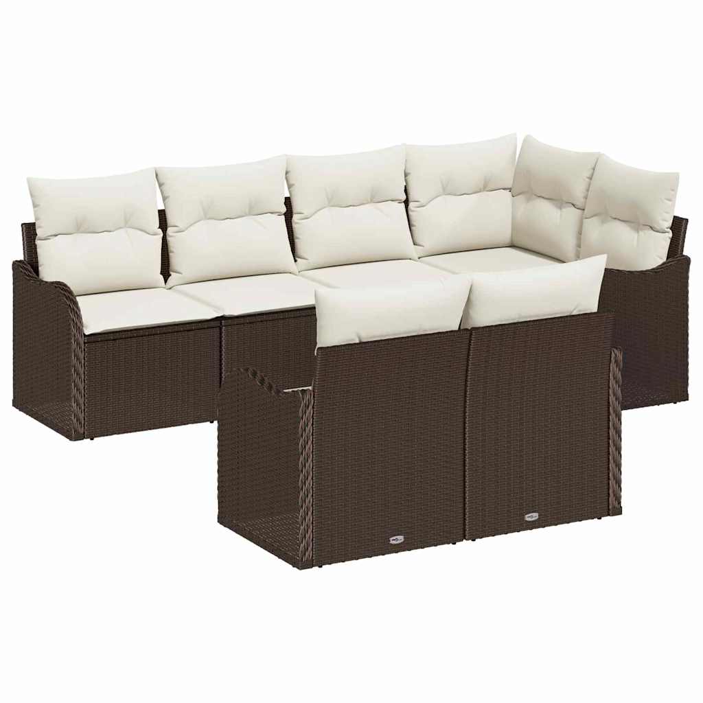 vidaXL Garden Bench Set Black poly rattan