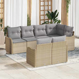 vidaXL Garden Bench Set Black poly rattan