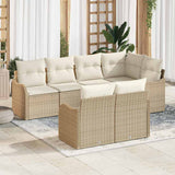 vidaXL Garden Bench Set Black poly rattan