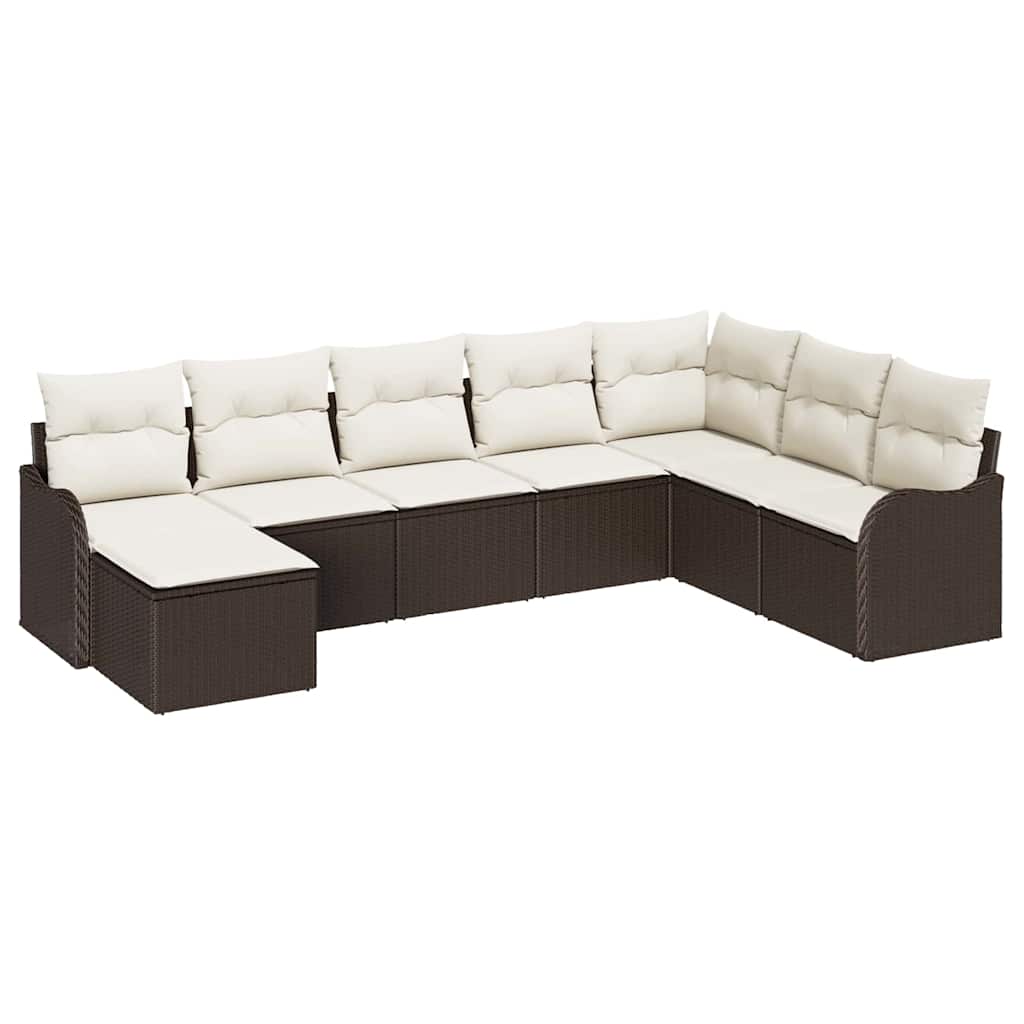 vidaXL Garden Bench Set Black poly rattan