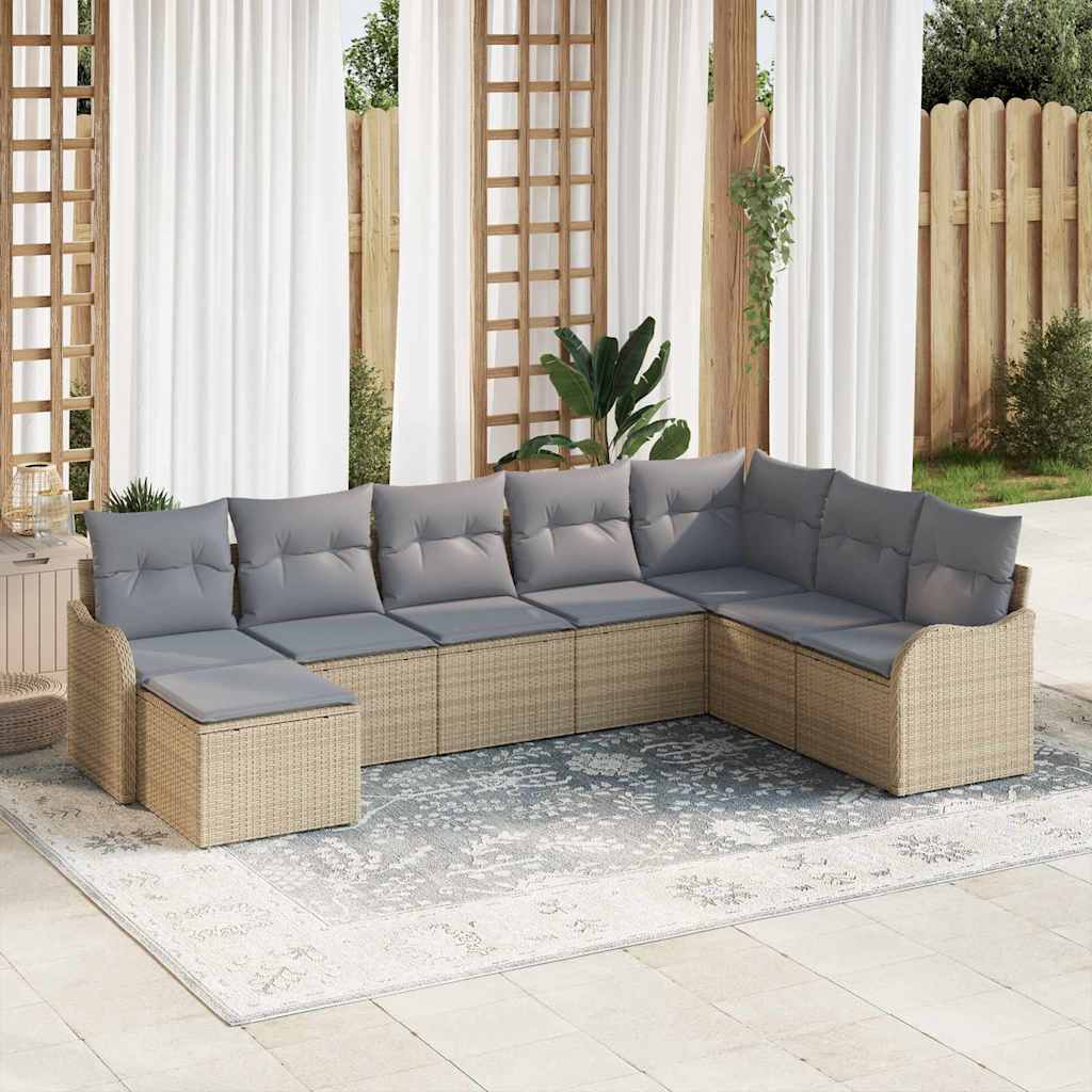 vidaXL Garden Bench Set Black poly rattan