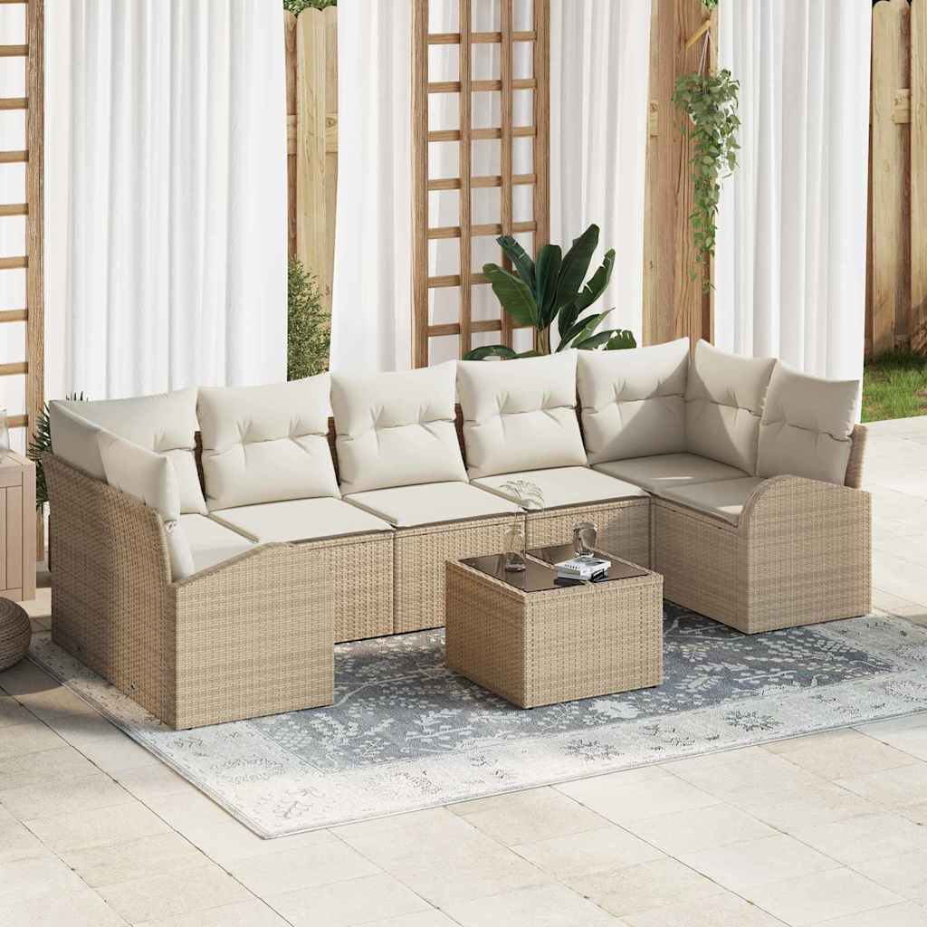 vidaXL Tuinbank Set Zwart 55 x 55 x 37 cm poly rattan