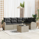 vidaXL Sofa set with cushions 5 pcs Black Polyester