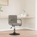 vidaXL Bar stool velvet black