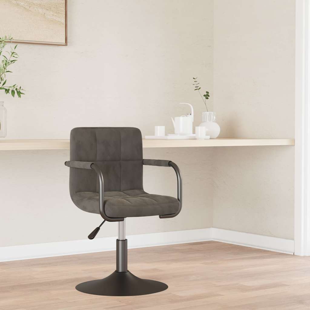 vidaXL Bar stool velvet black