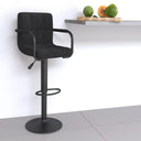 vidaXL Bar Stool velvet black