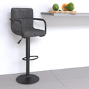 vidaXL Bar Stool velvet black