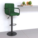 vidaXL Bar Stool velvet black