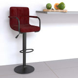 vidaXL Bar Stool velvet black