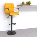 vidaXL Bar Stool velvet black