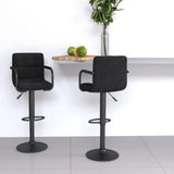 vidaXL Bar Stool velvet black