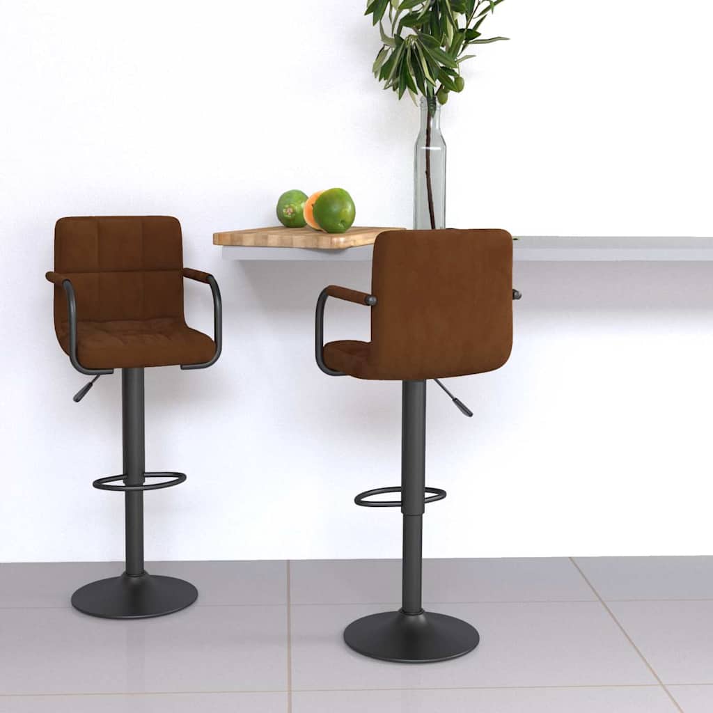 vidaXL Bar Stool velvet black
