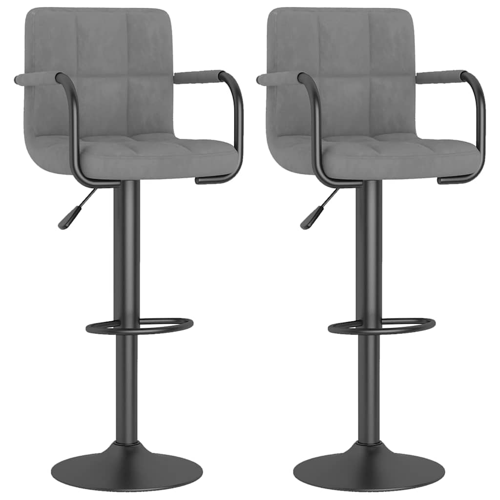 vidaXL Bar Stool velvet black