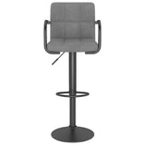 vidaXL Bar Stool velvet black
