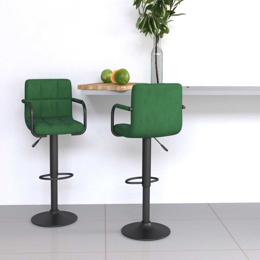 vidaXL Bar Stool velvet black