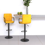 vidaXL Bar Stool velvet black