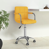 vidaXL Office Swivel Chair Fabric Light Grey