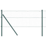 vidaXL Fence Post. 26 pcs Green 3.2 x 3.2 x 80 cm