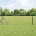 vidaXL Fence Post. 26 pcs Green 3.2 x 3.2 x 80 cm