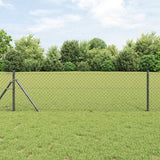 vidaXL Hekpaal. Groen 10 x 0,4 m (40 x 40 mm gaas) Staal en PVC