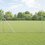 vidaXL Hekpaal. Groen 10 x 0,4 m (40 x 40 mm gaas) Staal en PVC