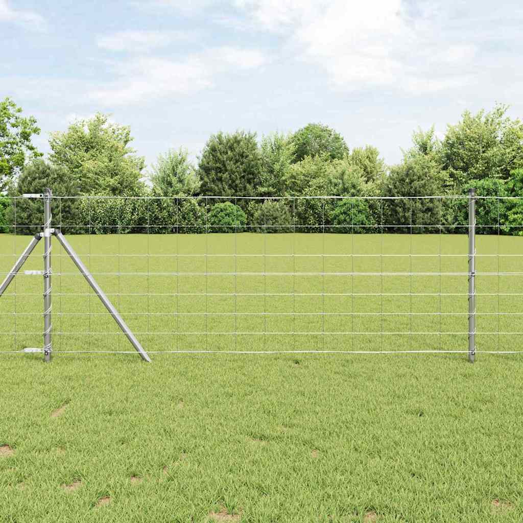 vidaXL Hekpaal. Ge galvanized 25 x 0,8 m Staal
