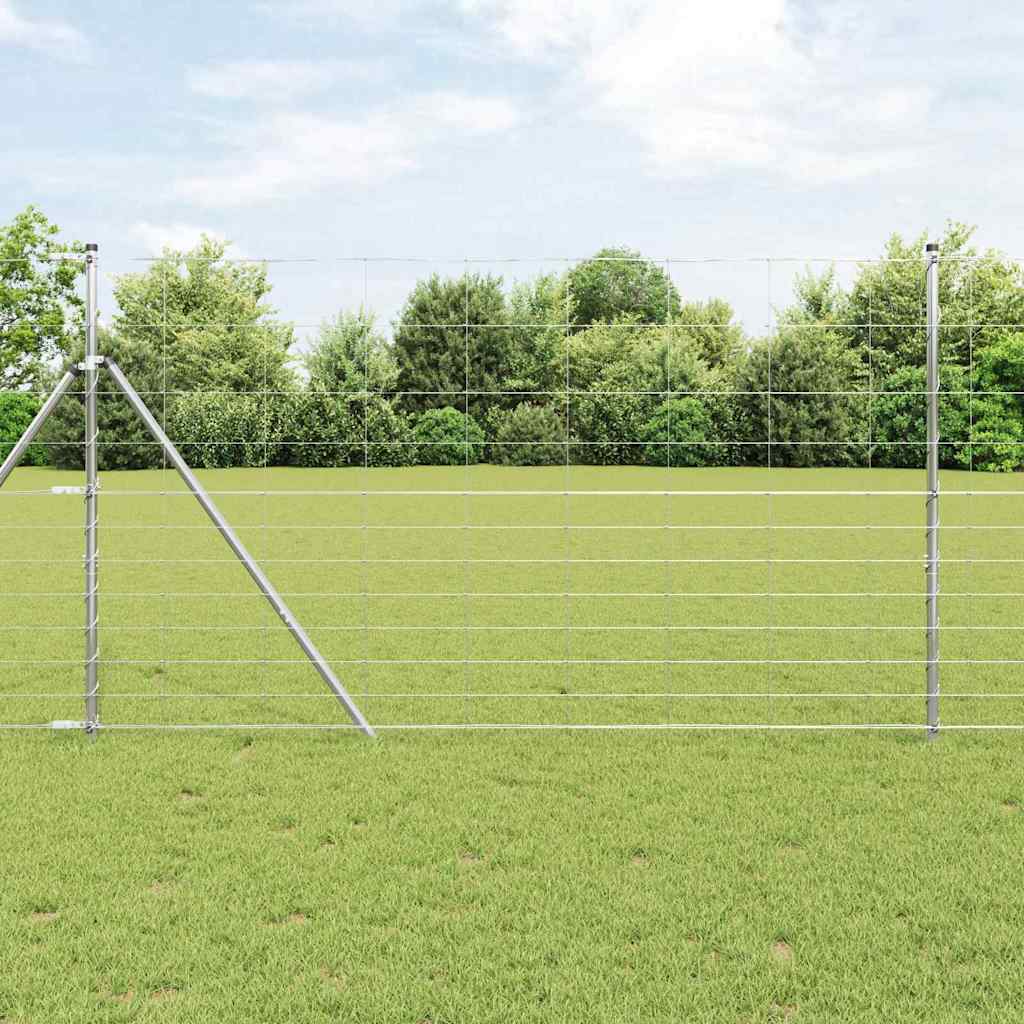 vidaXL Hekpaal. Ge galvanized 25 x 0,8 m Staal