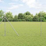 vidaXL Hekpaal. Ge galvanized 25 x 0,8 m Staal