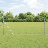 vidaXL Hekpaal. Ge galvanized 25 x 0,8 m Staal